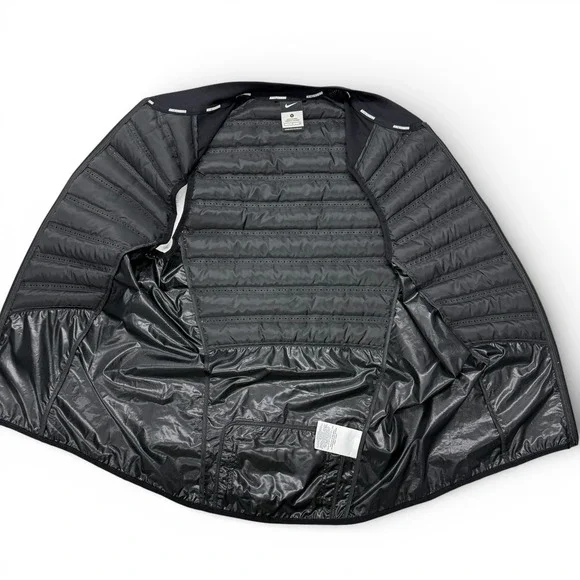Nike AeroLoft 800 Mens Black Lightweight 800 Down Puffer Vest Small 548152